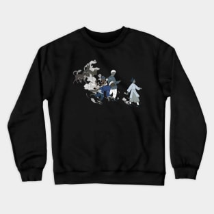 Ancient Folk Tale: Seven Dholes and Seven Sisters Crewneck Sweatshirt